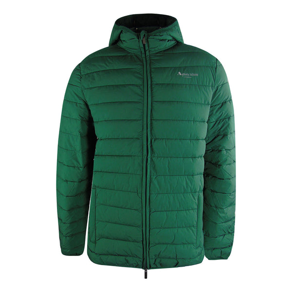 Aquascutum Active 100Gr Hooded Jacket Hunter Green Jk011 27 Green Jacket Male - Style Centre Wholesale